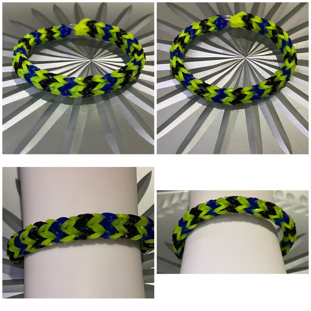 [💙🆓]  3/10$ 🛍 Handmade Rainbow Loom bracelet 🌈💖